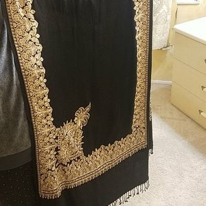 Ldsies hand Embroidery sequence Shawl